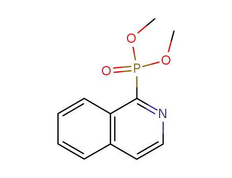 Molecular Structure of 78133-52-5 (dimethyl isoquinolin-1-ylphosphonate)