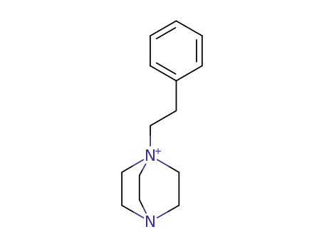 Molecular Structure of 73997-41-8 (1-Phenethyl-4-aza-1-azonia-bicyclo[2.2.2]octane)