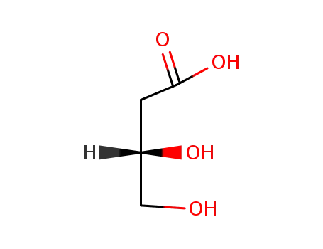 Molecular Structure of 51267-44-8 (3,4-dihydroxy-Butanoic acid)