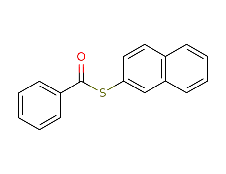 Molecular Structure of 10154-60-6 (Benzenecarbothioic acid, S-2-naphthalenyl ester)