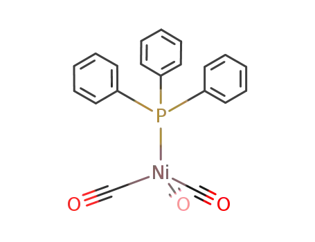 Molecular Structure of 14917-13-6 ([tricarbonyl(triphenylphosphine)nickel])