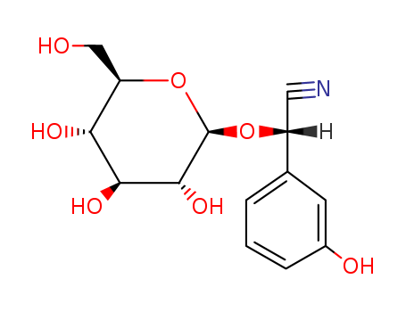 (S)-α-(β-D-Glucopyranosyloxy)-3-hydroxybenzeneacetonitrile