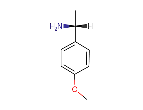 Molecular Structure of 41851-59-6 ((S)-(-)-1-(4-Methoxyphenyl)ethylamine)