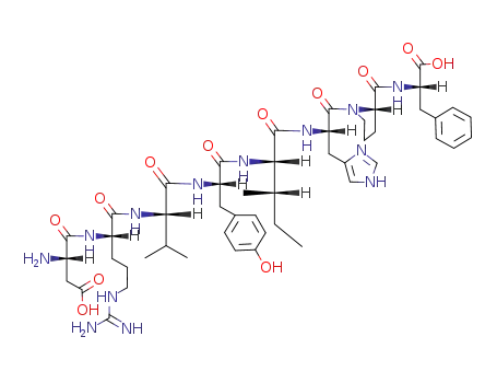 Molecular Structure of 4474-91-3 (ANGIOTENSIN II, HUMAN)
