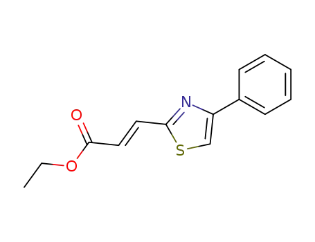 (E)-3-(4-Phenyl-thiazol-2-yl)-acrylic acid ethyl ester