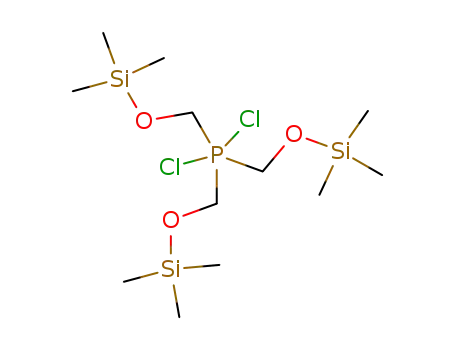 Molecular Structure of 74858-10-9 (dichlorotris<(trimethylsiloxy)methyl>phosphorane)