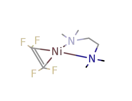 Molecular Structure of 130126-40-8 ((tmeda)Ni(C<sub>2</sub>F<sub>4</sub>))