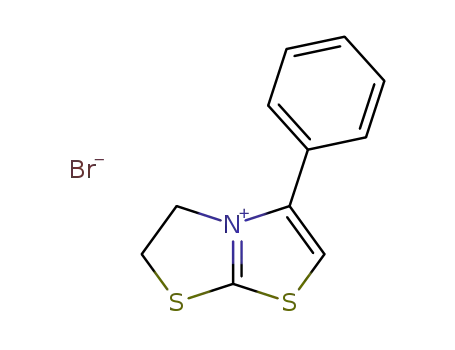 Molecular Structure of 6094-68-4 (5-phenyl-2,3-dihydro-thiazolo[2,3-<i>b</i>]thiazolylium; bromide)