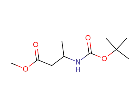 Butanoic acid, 3-[[(1,1-dimethylethoxy)carbonyl]amino]-, methyl ester