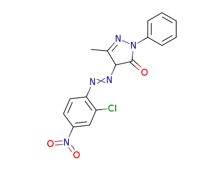4-[(2-クロロ-4-ニトロフェニル)アゾ]-3-メチル-1-フェニル-2-ピラゾリン-5-オン