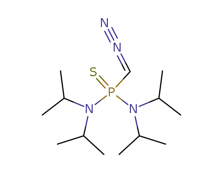 Molecular Structure of 113597-81-2 (<bis(diisopropylamino)thioxophosphoranyl>diazomethane)