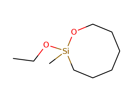 Molecular Structure of 86517-58-0 (2-Ethoxy-2-methyl-[1,2]oxasilocane)