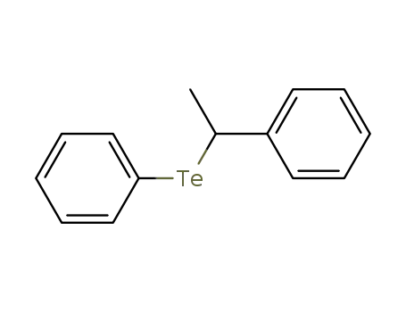 Benzene, [(1-phenylethyl)telluro]-