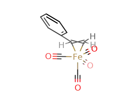 Molecular Structure of 12193-57-6 (tetracarbonyl(η-styrene)iron)