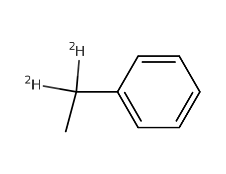 Molecular Structure of 1861-01-4 (ETHYL-ALPHA,ALPHA-D2-BENZENE)