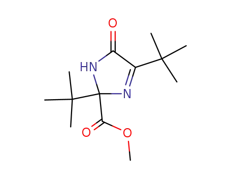 2,4-Di-tert-butyl-5-oxo-2,5-dihydro-1H-imidazole-2-carboxylic acid methyl ester