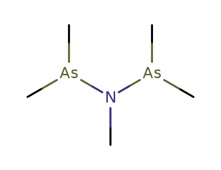 Molecular Structure of 50964-61-9 (Methyl-bis-dimethylarsino-amin)