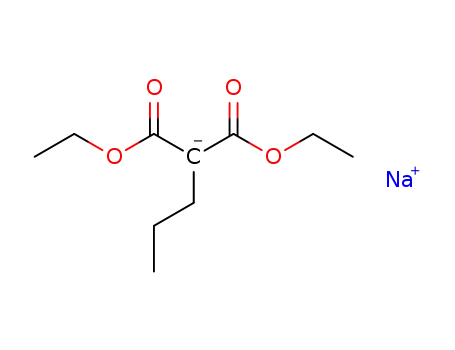 Molecular Structure of 22915-85-1 (propylmalonic acid diethyl ester; sodium salt)