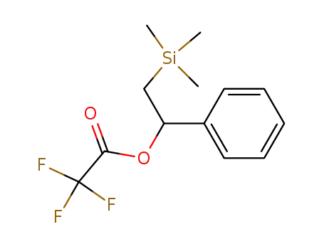Acetic acid, trifluoro-, 1-phenyl-2-(trimethylsilyl)ethyl ester