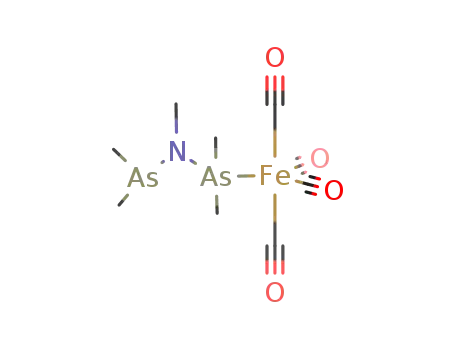 Molecular Structure of 101482-34-2 (bis(dimethylarsino)methylaminoirontetracarbonyl)