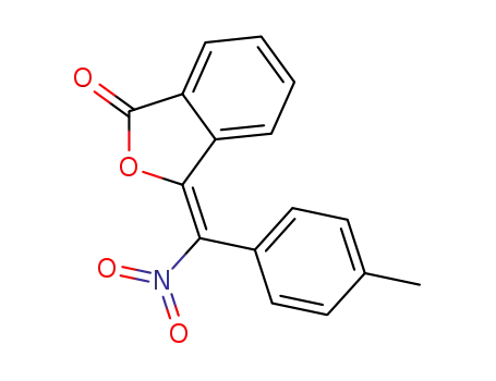Molecular Structure of 92858-52-1 ((4-methyl-α-nitro-benzylidene)-phthalide)