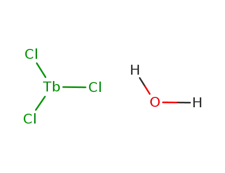 Molecular Structure of 114364-03-3 (terbium(III) chloride monohydrate)