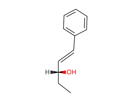 Molecular Structure of 110611-22-8 (1-Penten-3-ol, 1-phenyl-, (1E,3R)-)