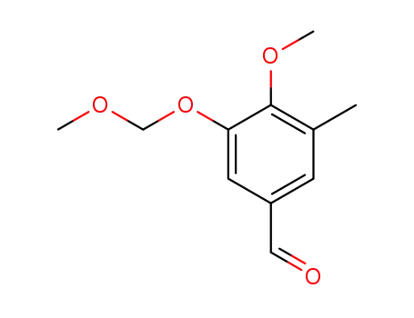 Benzaldehyde, 4-methoxy-3-(methoxymethoxy)-5-methyl-