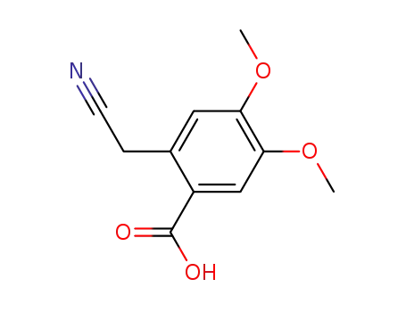 2-(Cyanomethyl)-4,5-dimethoxybenzoic acid