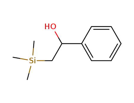 Molecular Structure of 17993-97-4 (Benzenemethanol, a-[(trimethylsilyl)methyl]-)