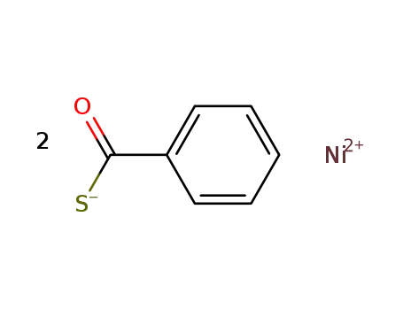 Molecular Structure of 7459-68-9 (Benzenecarbothioic acid, nickel(2+) salt)
