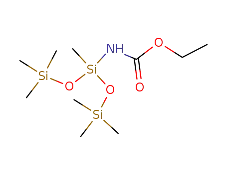 Ethyl N-<<Bis(trimethylsiloxy)methyl>silyl>carbamate