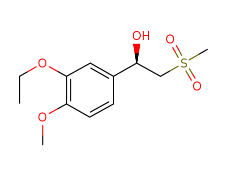 (R)-1-(3-Ethoxy-4-methoxyphenyl)-2-(methanesulfonyl)ethanol