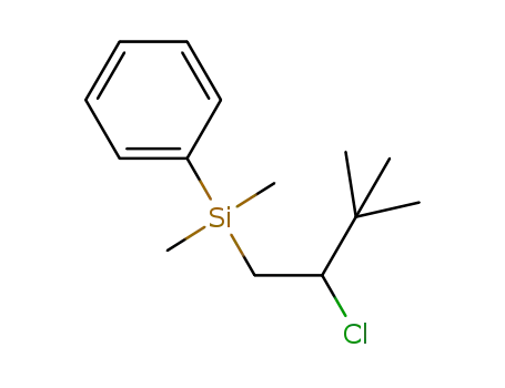 1-(dimethylphenylsilyl)-3,3-dimethyl-2-butyl chloride