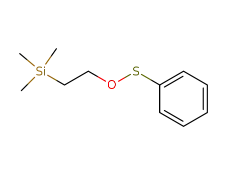 Molecular Structure of 133957-59-2 (2-(trimethylsilyl)ethyl benzenesulfenate)