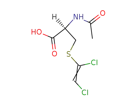 Molecular Structure of 104713-70-4 (S-1,2-dichlorovinyl-N-acetylcysteine)