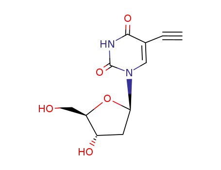 Molecular Structure of 61135-33-9 (5-ETHYNYL-2'-DEOXYURIDINE)
