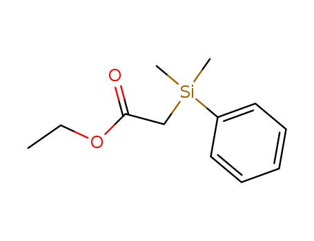 Acetic acid,2-(dimethylphenylsilyl)-, ethyl ester cas  13950-56-6