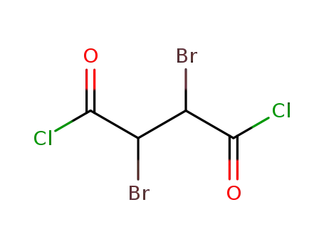 Molecular Structure of 856196-55-9 (Butanedioyl dichloride, 2,3-dibromo-)