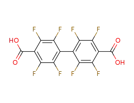 Molecular Structure of 5216-23-9 (4-(4-carboxy-2,3,5,6-tetrafluoro-phenyl)-2,3,5,6-tetrafluoro-benzoic acid)
