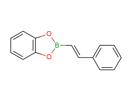 Molecular Structure of 6783-04-6 (1,3,2-Benzodioxaborole, 2-[(1E)-2-phenylethenyl]-)