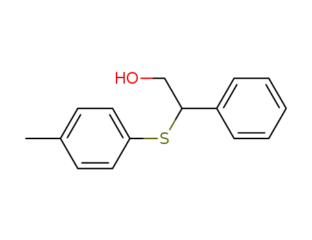 Molecular Structure of 42330-81-4 (Benzeneethanol, b-[(4-methylphenyl)thio]-)
