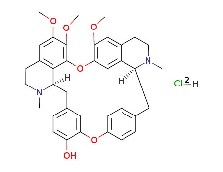 Molecular Structure of 6078-17-7 (BERBAMINE DIHYDROCHLORIDE)