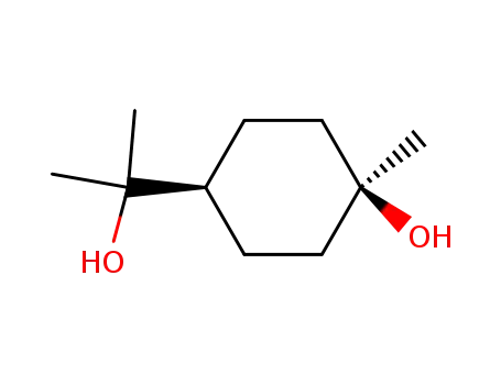 Molecular Structure of 565-48-0 (cis-4-hydroxy-alpha,alpha,4-trimethylcyclohexanemethanol)