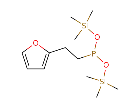 Molecular Structure of 333364-16-2 (bis(trimethylsilyl) 2-(2-furyl)ethylphosphonite)