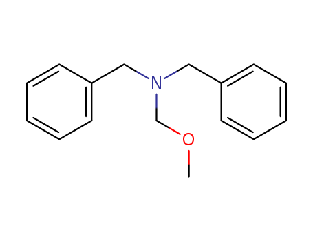 Molecular Structure of 178425-11-1 (Benzenemethanamine, N-(methoxymethyl)-N-(phenylmethyl)-)