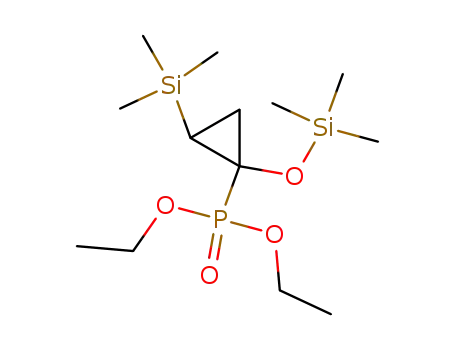 Molecular Structure of 80395-65-9 ((2-Trimethylsilanyl-1-trimethylsilanyloxy-cyclopropyl)-phosphonic acid diethyl ester)