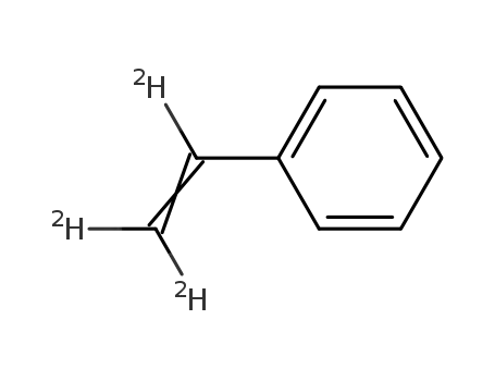Molecular Structure of 3814-93-5 (STYRENE-ALPHA,BETA,BETA-D3)