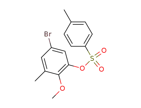 toluene-4-sulfonic acid 5-bromo-2-methoxy-3-methyl-phenyl ester