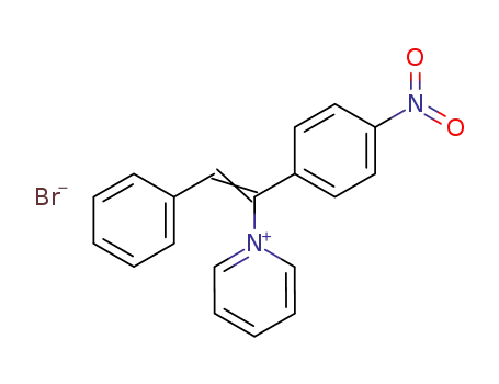 1-[(Z)-1-(4-nitrophenyl)-2-phenylethenyl]pyridinium